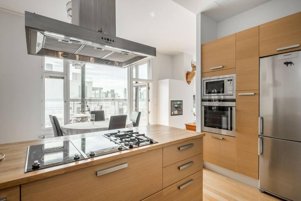 Spacious Home With Four Terrace, Sauna, Sea View Хельсинки Экстерьер фото